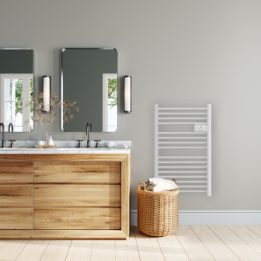 Sèche-serviette Electrique 500W Tubes Ronds Fil Chauffant - STEINER