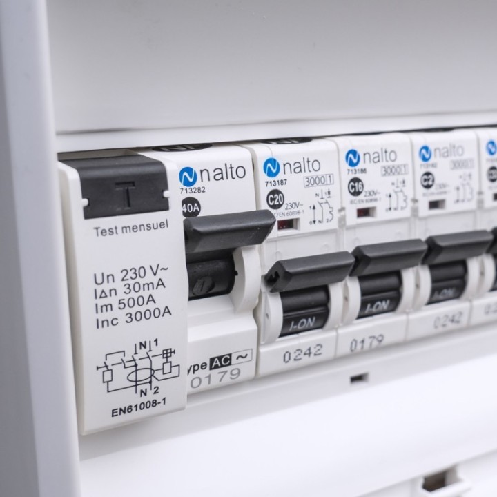 Interrupteur différentiel 63A 30 mA type AC NF NALTO