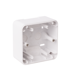 OHMTEC Epure Boitier Saillie 1 Poste Blanc 