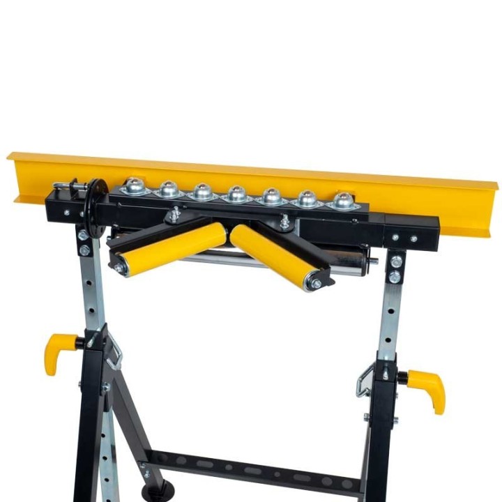 Tréteau télescopique multifonction 4 en 1 200Kg max avec hauteur réglable de 83 à 128cm FEROCE