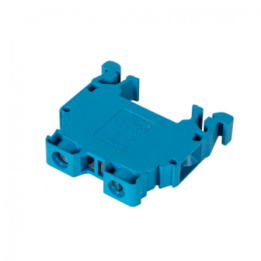 Bloc de jonction bleu 1 entrée 1 sortie section max 35mm² 230V
