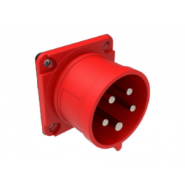 Prise mâle 32A 3P+N+T étanche 400V IP44 OHMTEC