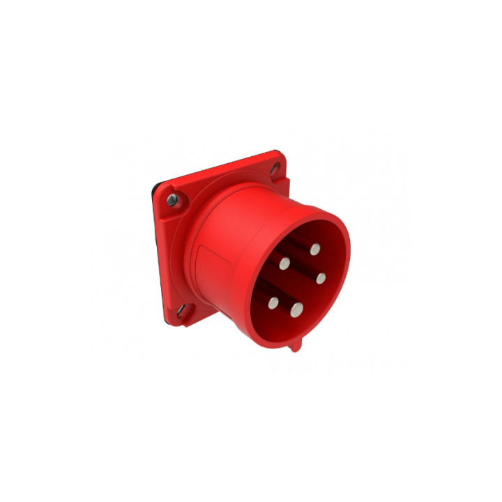 Prise mâle 32A 3P+N+T étanche 400V IP44 OHMTEC
