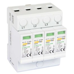 Parafoudre Triphasé 15/40Ka avec cartouche détachable