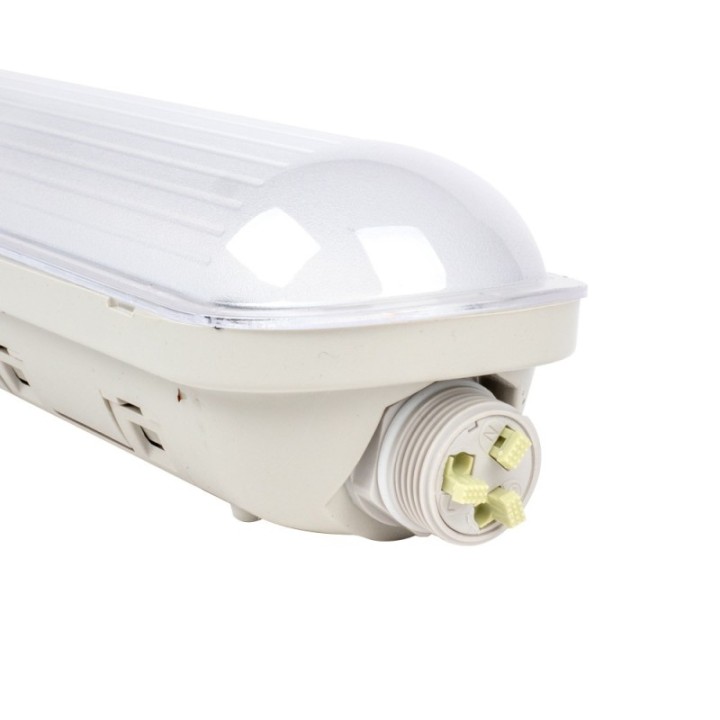 Réglette LED étanche CCT et puissance ajustable 120cm 36W WOLTZ