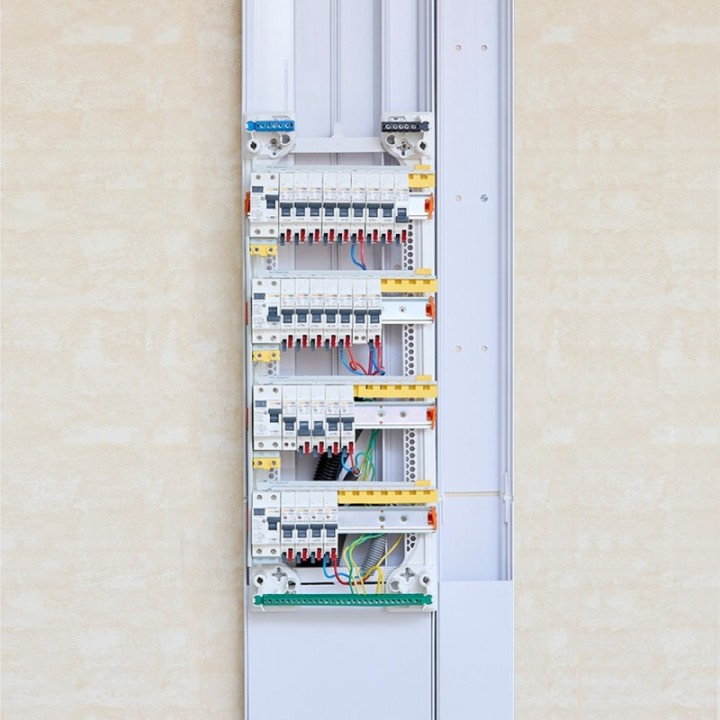 Pack Gaine technique de logement (GTL) évolutive H260 x L35.5 x P6.5cm 18 modules