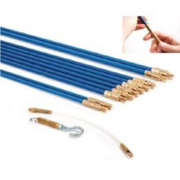 Set de 10 tiges tire câble en fibre de verre