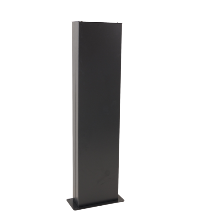 Borne métalique alu anthracite pour coffret de camping ou coffret de recharge OHMTEC
