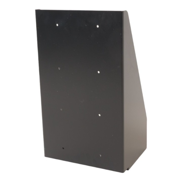 Suport de maintien pour borne métallique alu anthracite OHMTEC