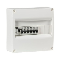Tableau électrique équipé logement T1 rénovation 1 différentiel 40A + 6 disjoncteurs NALTO