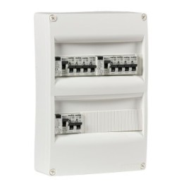 Tableau électrique équipé logement T3 à T4 rénovation 3 différentiels 40A + 10 disjoncteurs NALTO