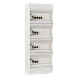 Tableau électrique équipé et câblé NF logement T5 et plus neuf 4 différentiels + 14 disjoncteurs NALTO