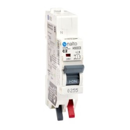 Disjoncteur 2A automatique 1P+N 4.5kA NALTO