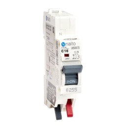 Disjoncteur 16A automatique 1P+N 4.5kA NALTO