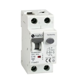 Disjoncteur Différentiel 16A - 30mA 1P+N Courbe C NALTO