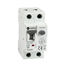 Disjoncteur Différentiel 32A - 30mA 1P+N Courbe C NALTO