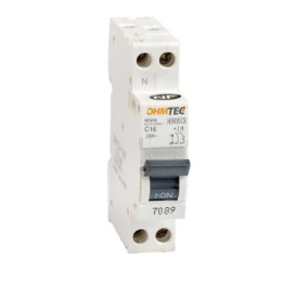 Disjoncteur 1P+N 16A 4.5kA/6kA NF OHMTEC