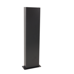 Borne métalique alu anthracite pour coffret de camping ou coffret de recharge OHMTEC