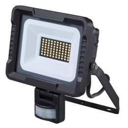 Projecteur LED extérieur à détection à fixer 30W noir WOLTZ