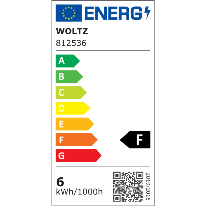 Spot blanc encastré anti-éblouissement LED 6W RT2012/RE2020