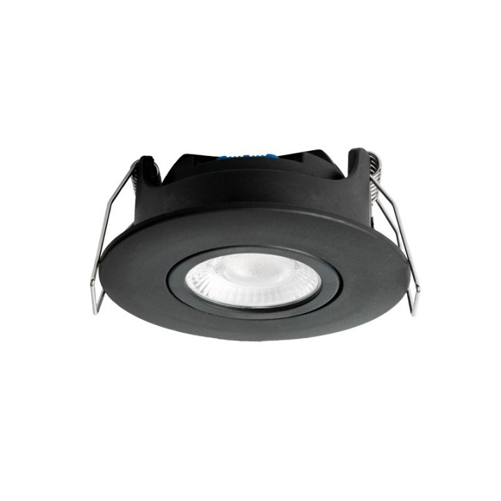 Spot noir encastré orientable LED 5W IP65 CCT RT2012/RE2020 WOLTZ