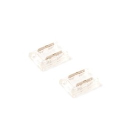 Lot de 2 connecteurs droits pour Ruban Led COB 24V IP20 8mm réf 812580 
