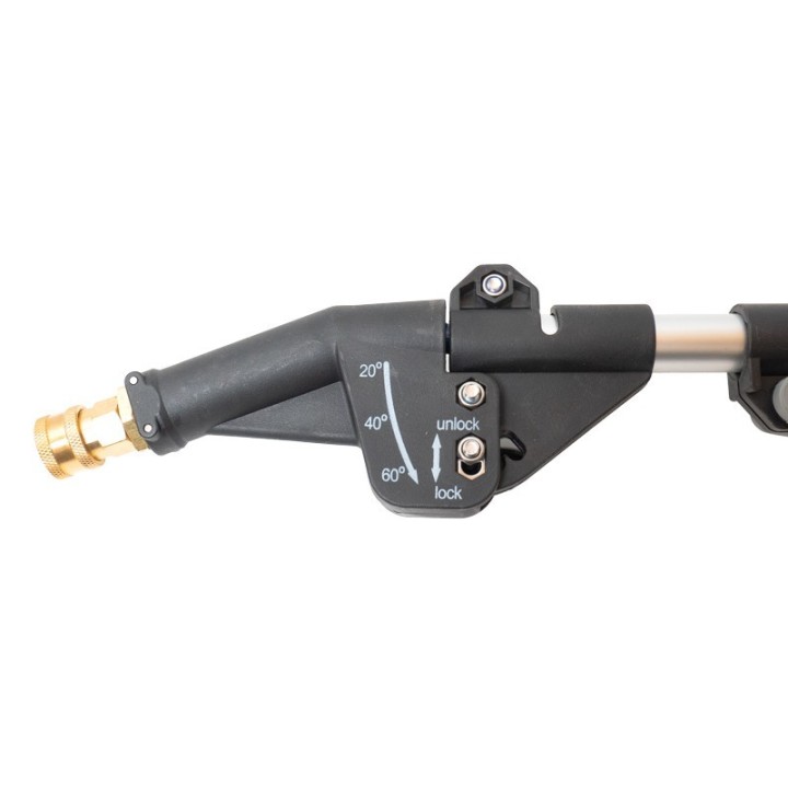 Lance télescopique orientable 5.5m pour nettoyeur haute pression STEINERref.216004, ref.216005 et ref.216014