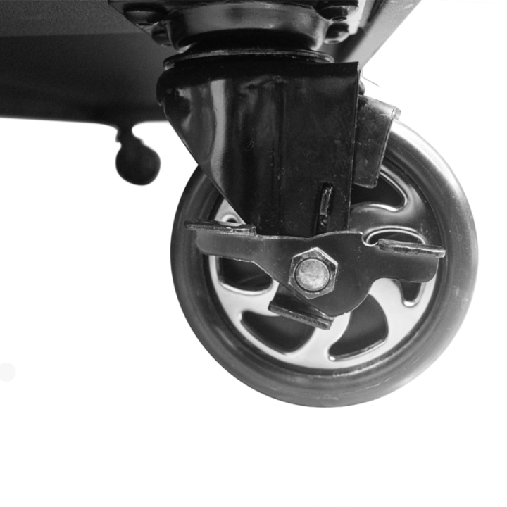Établi d'atelier mobile sur roues avec rangements intégrés L 160 x H 94 X P 60.5cm FEROCE