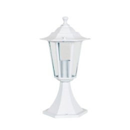 Borne Lumineuse Extérieure 60W max E27 Fonte Blanche LOAN