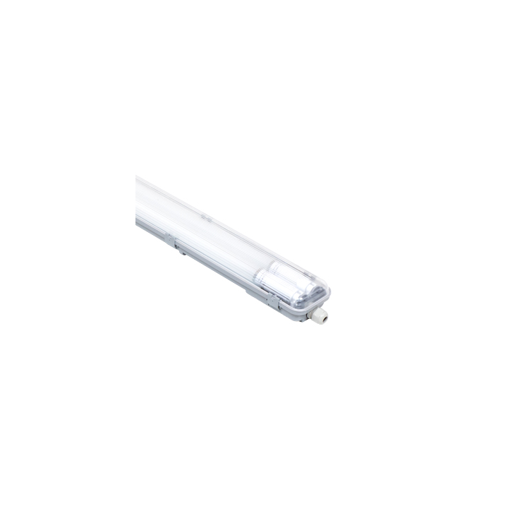 Réglette étanche à tubes LED 2x18W CCT 125cm IP65 WOLTZ