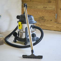 Aspirateur eau et poussières 20L inox 1200W sans sac + fonction souffleur STEINER