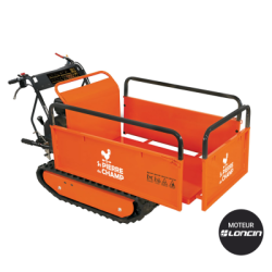 Brouette thermique essence 196cc, benne extensible, charge 500Kg ST PIERRE DU CHAMP