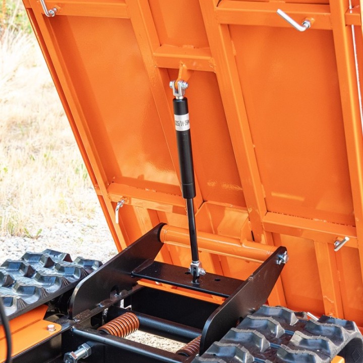Brouette thermique essence 196cc, benne extensible, charge 500Kg ST PIERRE DU CHAMP