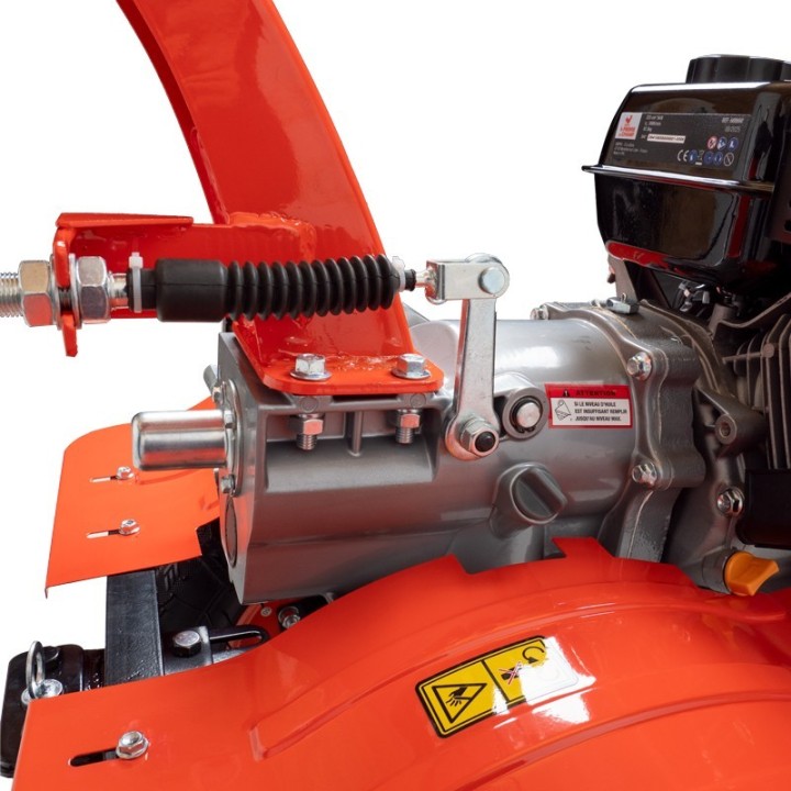 Motoculteur - Motobineuse thermique essence 8CV - 223cc à engrenages + 8 fraises + 2 roues + buteur ST PIERRE DU CHAMP
