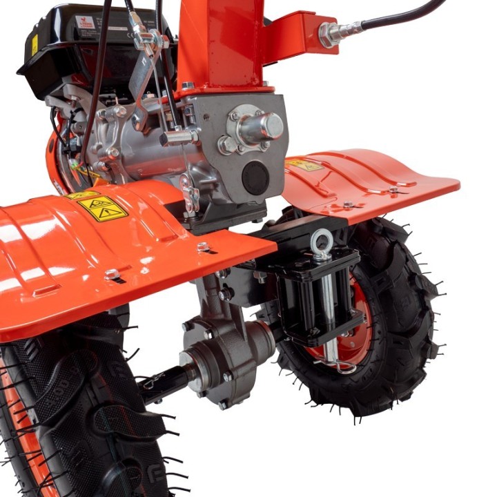 Motoculteur - Motobineuse thermique essence 8CV - 223cc à engrenages + 8 fraises + 2 roues + buteur ST PIERRE DU CHAMP