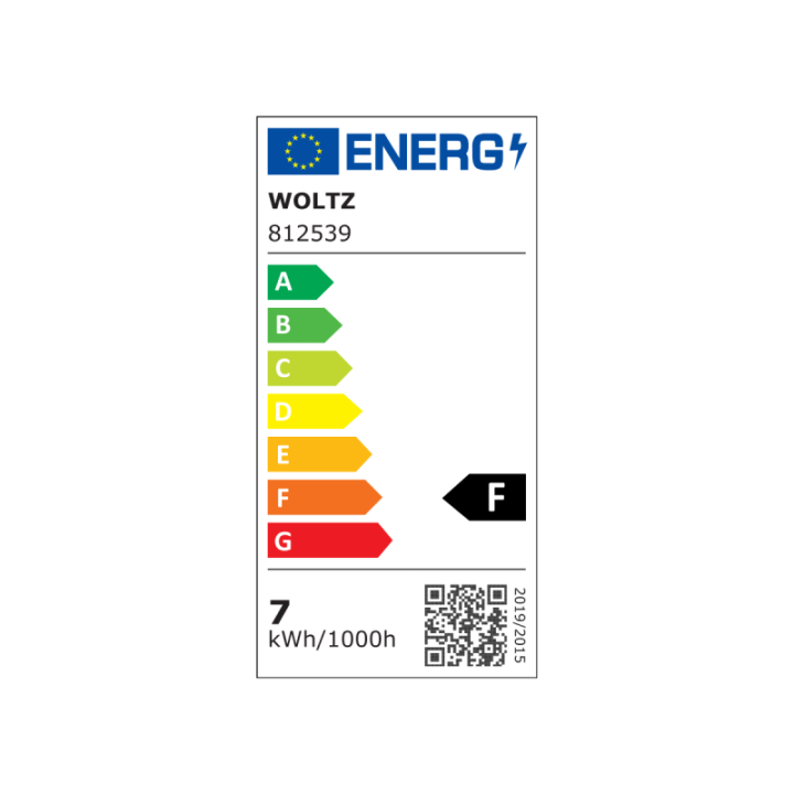 Spot noir encastré orientable LED 5W/7W RT2012/RE2020 WOLTZ