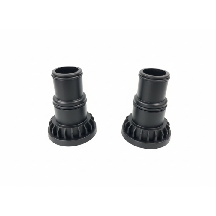 Jeu de 2 raccords cannelés Ø32/38mm pour électrolyseur STEINER
