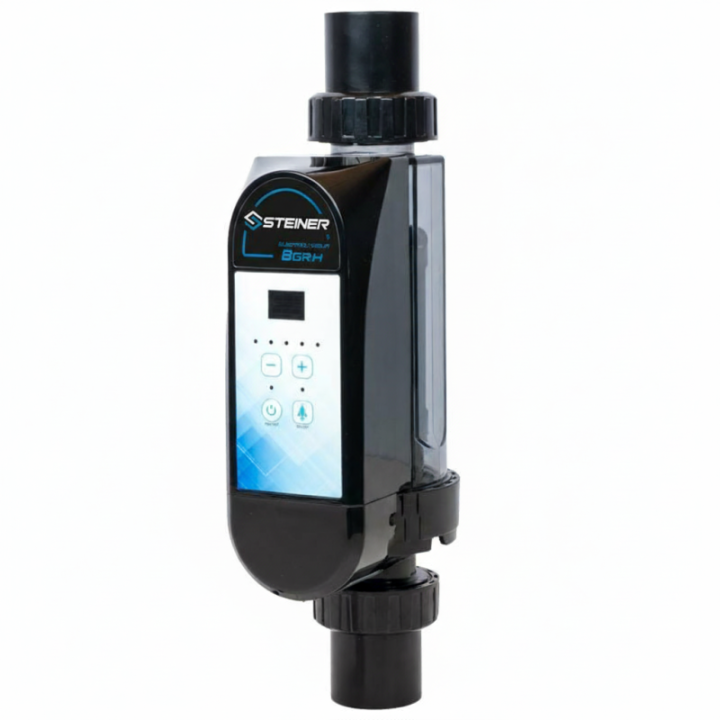 Electrolyseur au sel générateur de chlore 8g/h pour piscine Max 35mᵌ STEINER