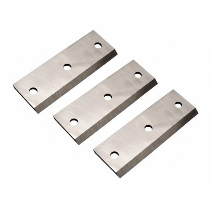 Jeu de 2 fers pour broyeur de végétaux thermique à disque 212cc 70mm ST PIERRE DU CHAMP Réf 500350