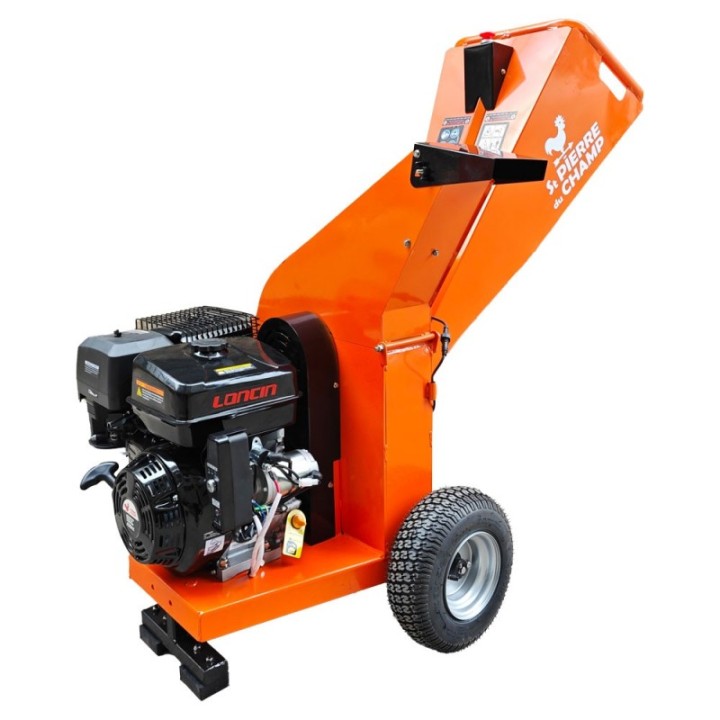 Broyeur de végétaux et de branches thermique essence à disque 420cc 100mm + démarrage électrique ST PIERRE DU CHAMP