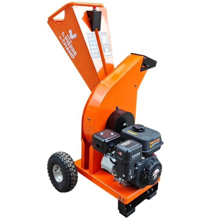 Broyeur de végétaux et de branches thermique essence à disque 212cc 70mm ST PIERRE DU CHAMP