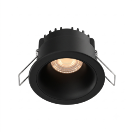 Spot noir encastré anti-éblouissement LED 6W RE2020