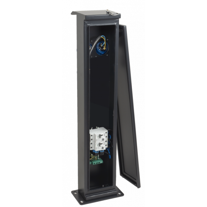 Potelet camping 80cm 2 prises CEE 10A avec protection OHMTEC