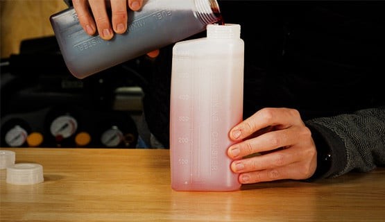 Comment faire un mélange 2 temps ?